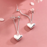 Boogzel Apparel Korean Style Heart Earrings, view 3