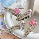 Boogzel Apparel Korean Style Heart Hair Clips, view 4