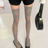Boogzel Apparel Lace Pattern Stockings, view 5