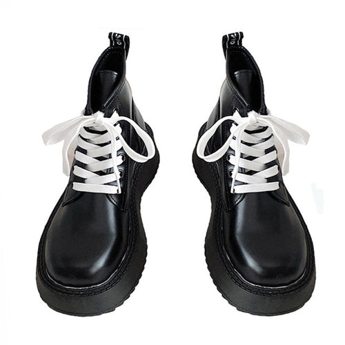 Boogzel Apparel Lace Up Ankle Boots