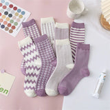 Boogzel Apparel Lavender Aesthetic Socks, view 2