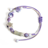 Boogzel Apparel Lavender Star Beaded Bracelet, view 3