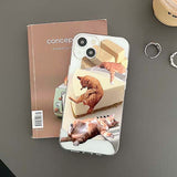 Boogzel Apparel Lazy Cat iPhone Case, view 2