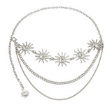 Boogzel Apparel Le Soleil Layered Chain Belt, view 2