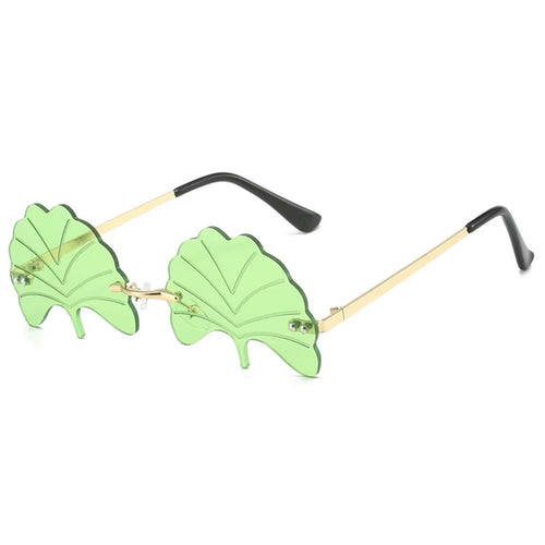 Boogzel Apparel Leaf Shaped Sunglasses