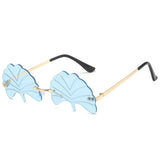 Boogzel Apparel Leaf Shaped Sunglasses, view 5