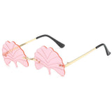 Boogzel Apparel Leaf Shaped Sunglasses, view 6