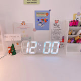 Boogzel Apparel LED Nordic Digital Alarm Clock, view 2