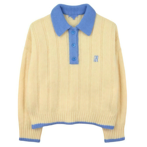Boogzel Apparel Lemon Crush Polo Sweater