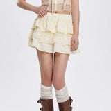 Boogzel Apparel Lemon Pie Layered Skirt, view 4