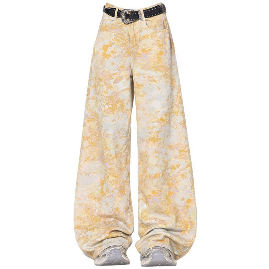 Boogzel Apparel Lemon Swirl Baggy Pants