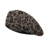 Boogzel Apparel Leopard Beret Hat, view 2