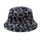 Boogzel Apparel Leopard Fluffy Bucket Hat, view 4