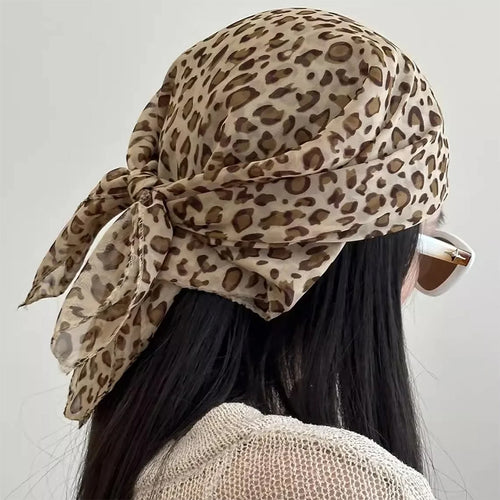 Boogzel Apparel Leopard Print Headscarf