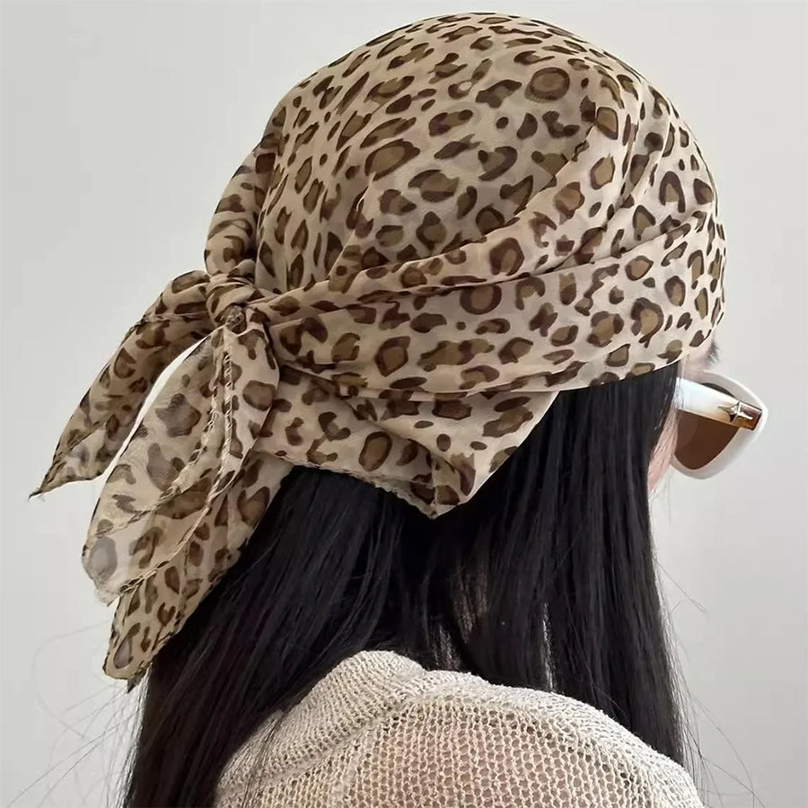Boogzel Apparel Leopard Print Headscarf
