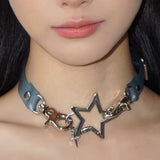 Boogzel Apparel Less Conversation Star Choker Necklace, view 2