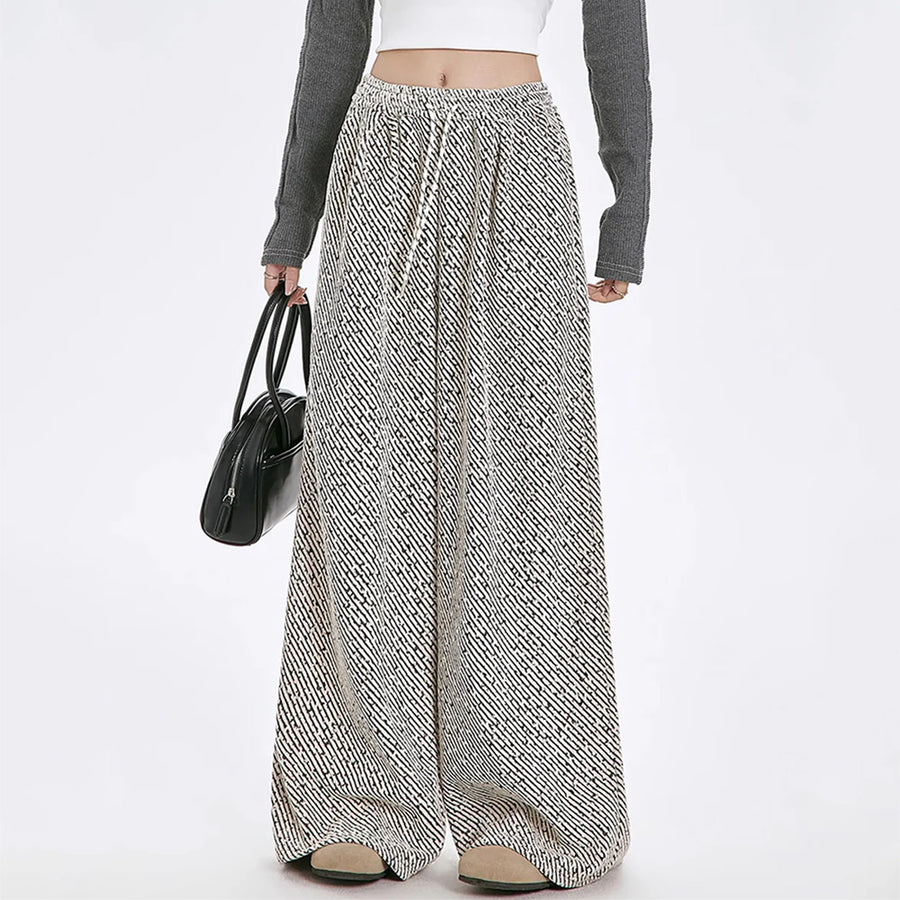 Boogzel Apparel Less Conversation Wide-Leg Pants