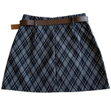 Boogzel Apparel Library Crush Argyle Mini Skirt, view 5