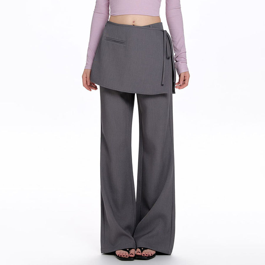 Boogzel Apparel Library Crush Layered Skirt Pants