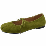 Boogzel Apparel Library Hours Lace Up Mary Jane Flats, view 3