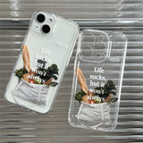 Boogzel Apparel Life Sucks iPhone Case, view 5