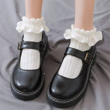 Boogzel Apparel Like a Doll Ruffle Socks, view 2