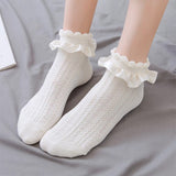Boogzel Apparel Like a Doll Ruffle Socks, view 4