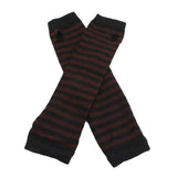 Boogzel Apparel Like It's 2007 Striped Arm Warmers, view 4