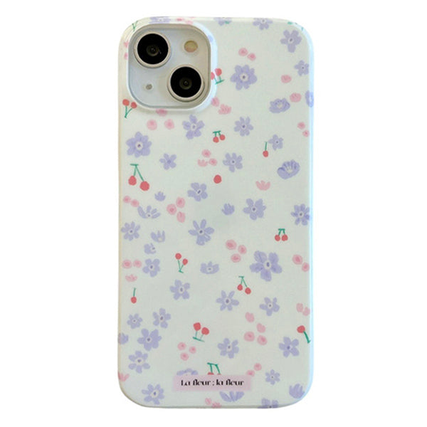 Boogzel Apparel Lilac Flowers iPhone Case