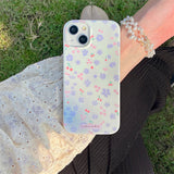 Boogzel Apparel Lilac Flowers iPhone Case, view 4