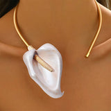 Boogzel Apparel Lily Flower Choker Necklace, view 2