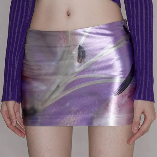 Boogzel Apparel Lily Flower Mini Skirt