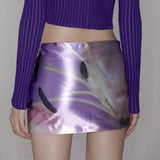 Boogzel Apparel Lily Flower Mini Skirt, view 3