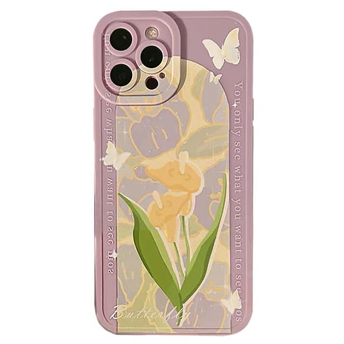Boogzel Apparel Lily Lavender iPhone Case