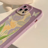 Boogzel Apparel Lily Lavender iPhone Case, view 4