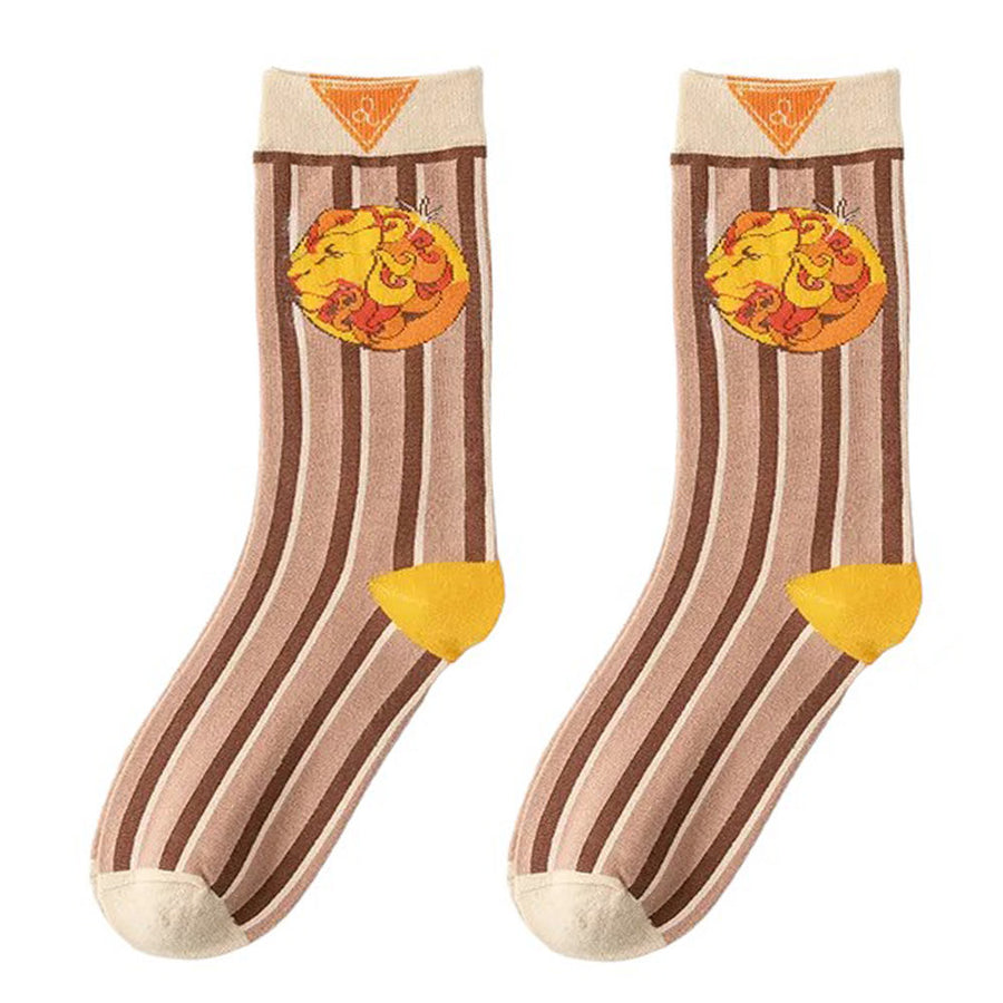 Boogzel Apparel Lion Striped Socks