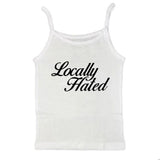 Boogzel Apparel Locally Hated Aesthetic Tank Top, view 3