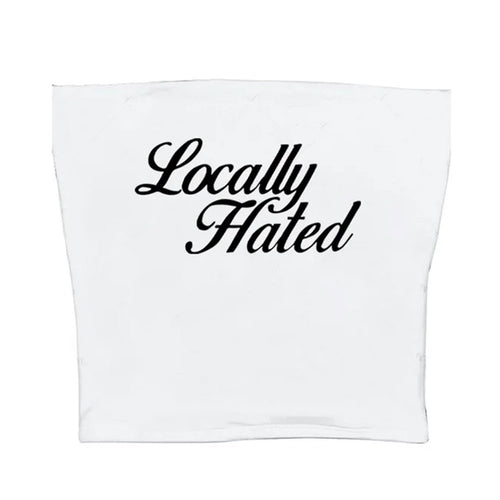 Boogzel Apparel Locally Hated Aesthetic Tube Top