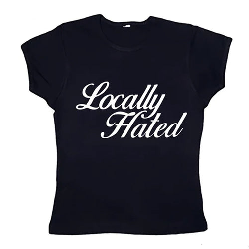 Boogzel Apparel Locally Hated Cropped Tee