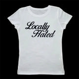 Boogzel Apparel Locally Hated Cropped Tee, view 2