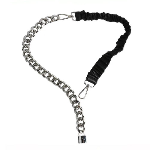Boogzel Apparel Lock Pendant Chain Belt