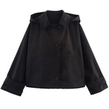 Boogzel Apparel London Rainy Day Hooded Trench Jacket, view 4