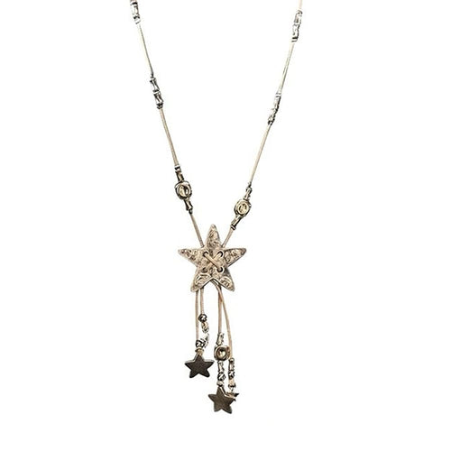 Boogzel Apparel Long Star Charm Necklace