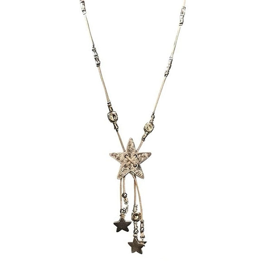 Boogzel Apparel Long Star Charm Necklace
