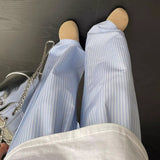 Boogzel Apparel Loose Fit Pastel Cotton Stripe Pants, view 2