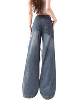 Boogzel Apparel Love Knot Knee-Heart Denim Pants, view 5