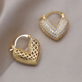 Boogzel Apparel Love Me Tender Rhinestone Earrings, view 3