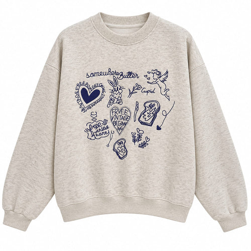 Boogzel Apparel Love Notes & Bad Ideas Sweatshirt