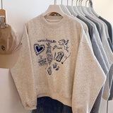 Boogzel Apparel Love Notes & Bad Ideas Sweatshirt, view 2