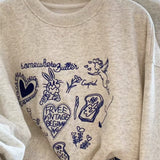 Boogzel Apparel Love Notes & Bad Ideas Sweatshirt, view 3